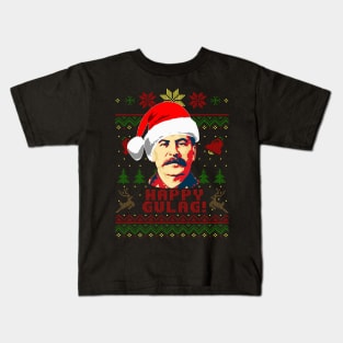 Joseph Stalin Happy Gulag Kids T-Shirt